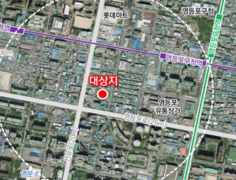 영등포 양남시장 위치도. 서울시